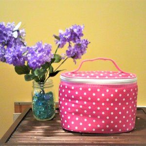 Polka Dot Makeup Bag